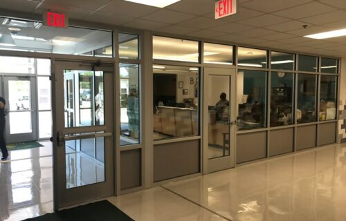 bullet resistant doors inside a building