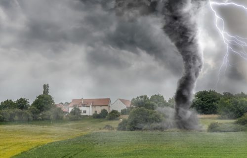 live tornado which accentuates the need for a tornado windows and doors in a safe room