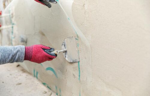 photo of a fiberglass wall for ballistic threats