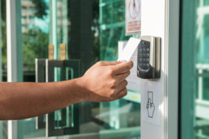 photo of a Level III Bullet Resistant Entrance System